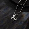 Chain stainless steel, necklace, decorations hip-hop style, universal accessory