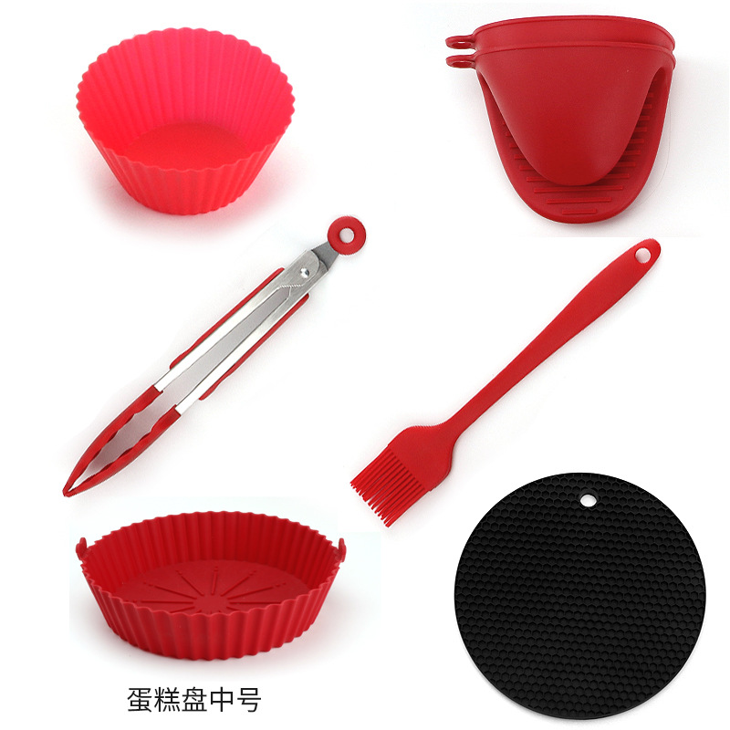 Cross -border Air Fryer Silicone POT Air Fried Pot Silicon Jelly…
