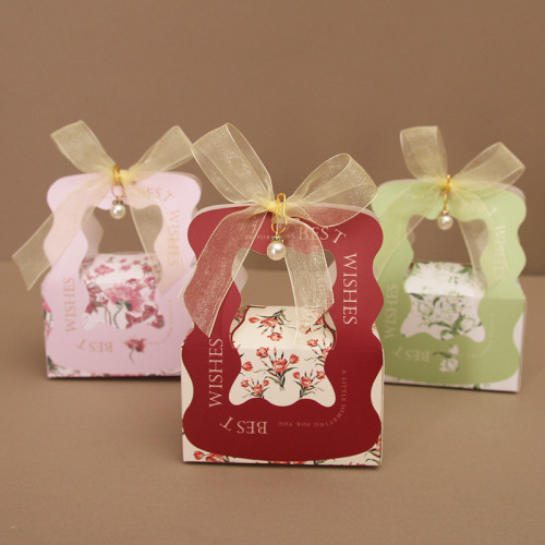 Wedding candy box for wedding high-end 2024 new sugar box wedding niche wedding candy gift box wedding candy bag packaging box