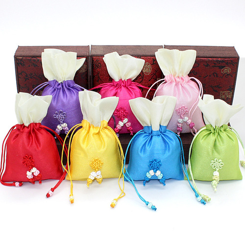 Drawstring Bag for Dragon Boat Festival Scented Sachets Cloth Bags Fragrant Pouches Small Bags for Collectibles Grain Packaging Empty Bags Money Purses