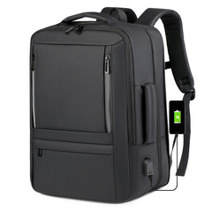 新しいクロスボーダーフィルム大容量レジャービジネスコンピュータバックパック収納拡張出張バックパックスクールバッグ