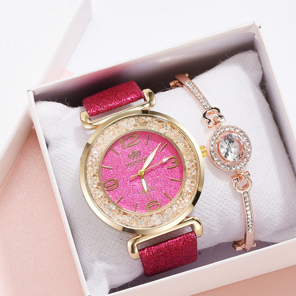 Fashion Round Buckle Quartz Women's Watches display picture 3