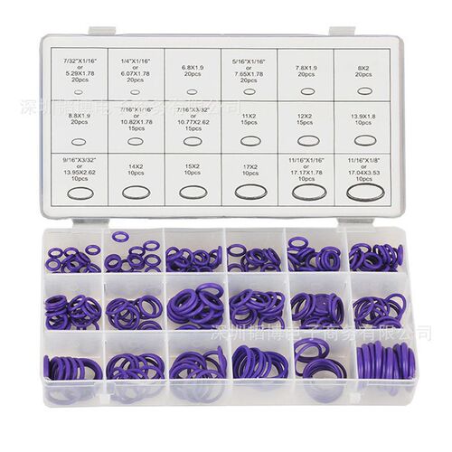 18-grid 270pc O-type rubber ring automotive air conditioning compressor seal O-ring seal