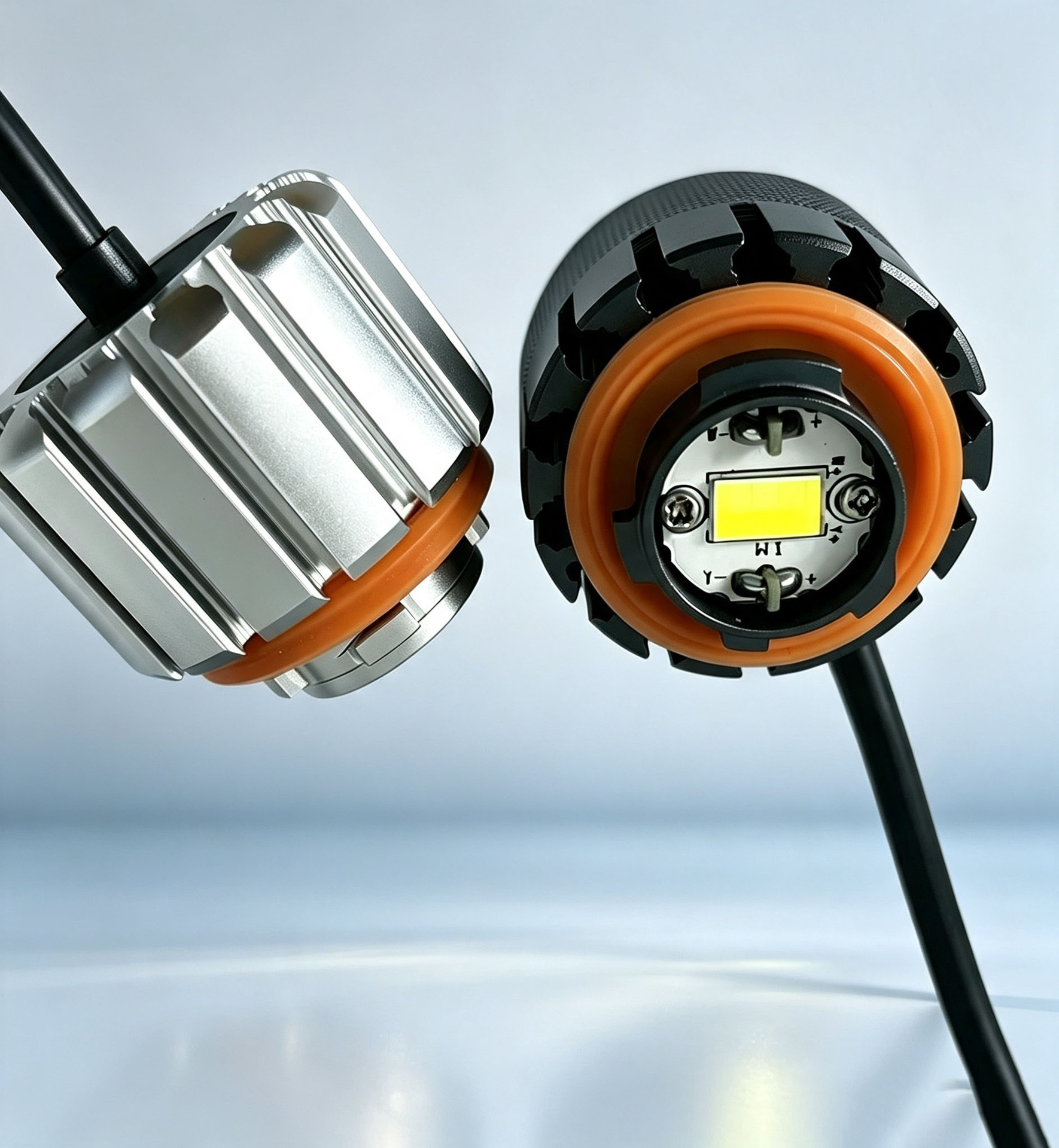 L1B Led Fog Light Dual-Color Switchable Car Front Fog Light Modified Car Light Front Fog Light Led Dual-Color Fog Light