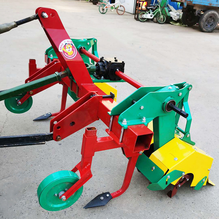 拖拉机带玉米地除草机 菜园垄沟中耕锄草机山西大同果园除草机2行