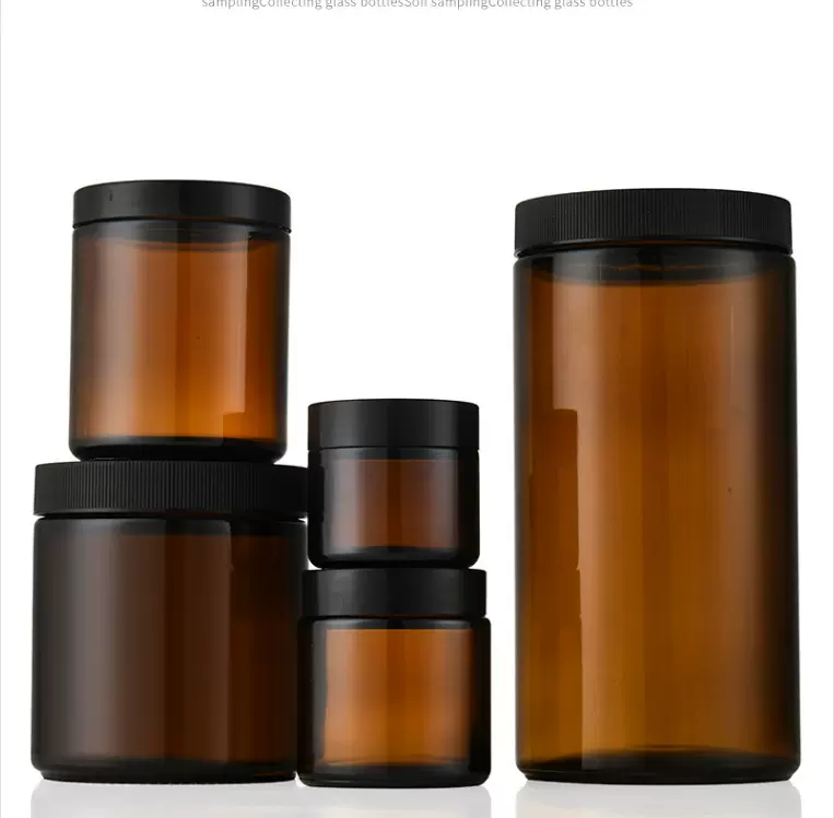 厂家现货VOC棕色土壤采样瓶玻璃广口试剂瓶 取样瓶250ml5001000ml