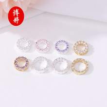 ��������ʯ���lǶ�Ʒ���14K����Ȧ�ֹ�diy�������Q�����b�Ʒ