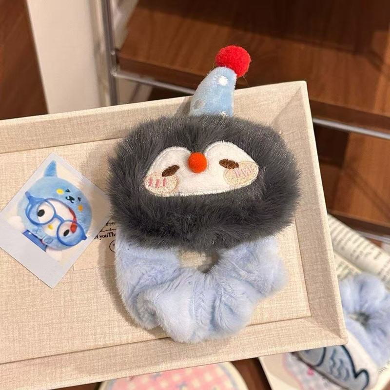 漫画人形ぬいぐるみレッサーパンダヘアピンサイドクリップ大型BBクリップヘアアクセサリーヘアピンメイクアップクリップぬいぐるみ|undefined