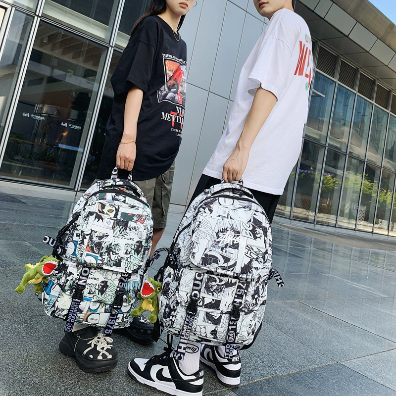 Capacious backpack, universal waterproof bag for leisure for elementary school students, for secondary school, for students