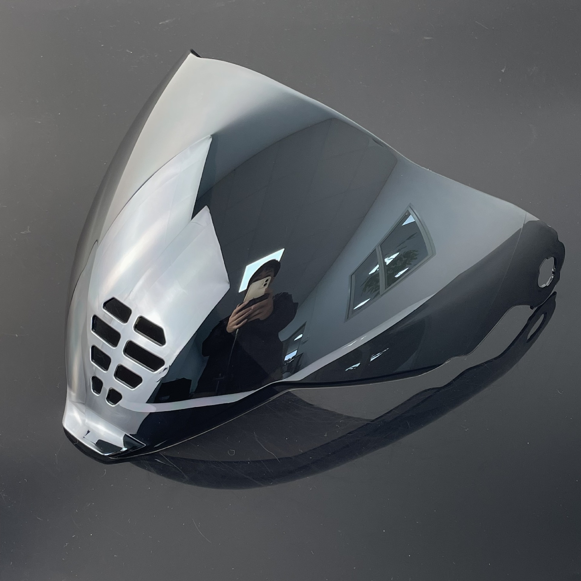 Ghost Face Helmet Lens Adapted to Motorcycle Helmet Airflite Mirror Ic06 Hd Lens Helmet Accessories