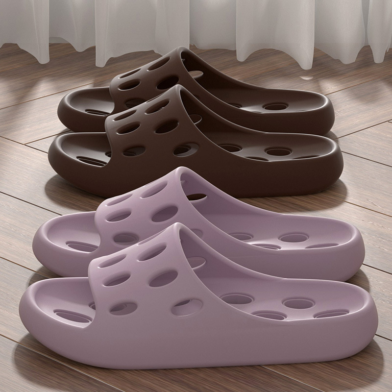 Bathroom Eva Leaking Sandals for Home Women, Non-Slip, Non-Stinky Feet, Summer Indoor Clogs, Quick-Drying Slippers for Men