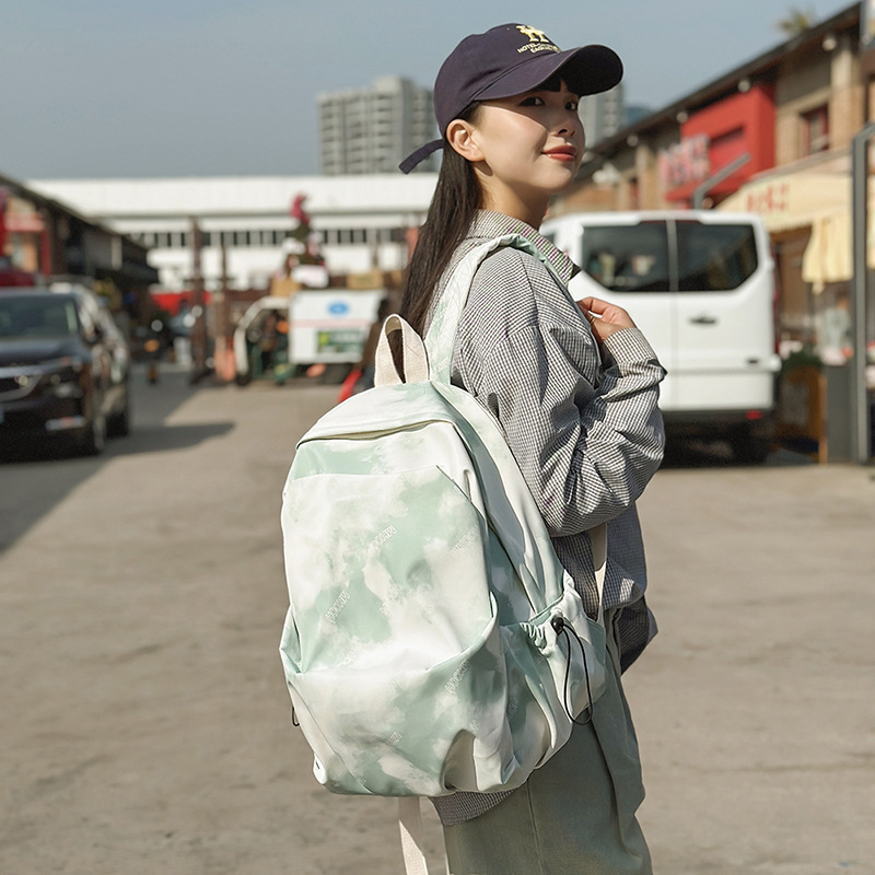 Tendencia de gran capacidad, bolsos impermeables personalizados, ocio y ocio, mochilas de clase para estudiantes, bolsos de cercanías simples y ligeros