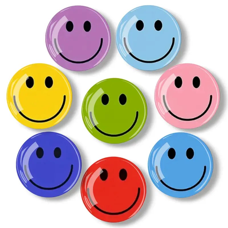 8 шт. Улыбка магниты на холодильник, Мультяшная улыбка наклейки на холодильник, офис кухонный магнит, декор кухни