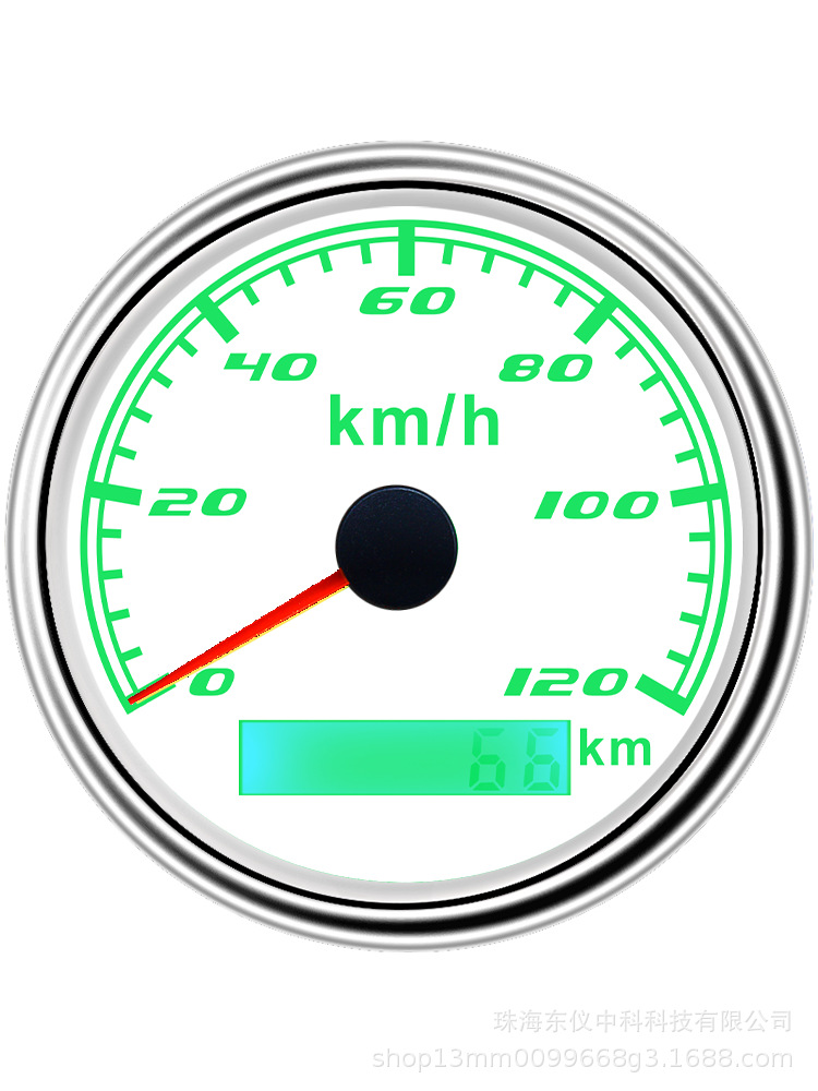 85mm speedometer motorcycle equipped with waterproof GPS speedometer engineering truck truck GPS positioning speedometer