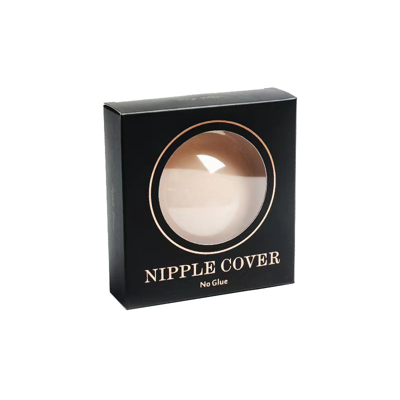 Nuevo cálido autoadhesivo de silicona pezón pegatinas de silicona sólida impermeable invisible pegatinas de pecho anti-exposición pezón pegatinas