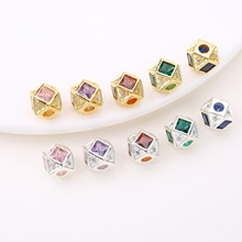 �r�и߼�18K����ɫ΢育�����η��K����diy�ֹ������Ʒ������l