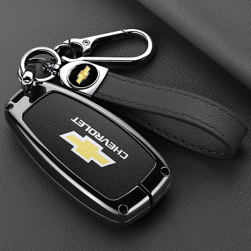 Suitable for Chevrolet Special Car Key Cover, Cavalier, Malibu, Cruze, Metal All-Inclusive Buckle Shell, Sail 3