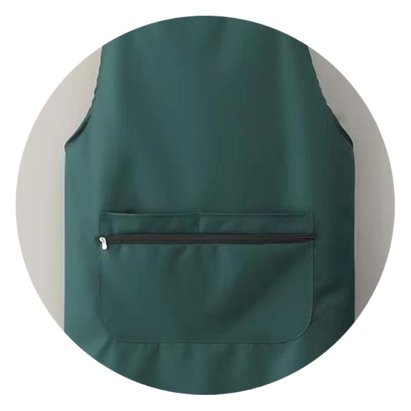 Nueva espesado impermeable delantal doble espalda hombro moda hogar cocina impresión regalo hombres y mujeres ropa de trabajo cintura