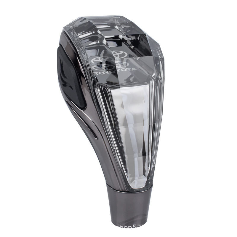 Transmisión manual de cristal de camión de automóvil 5 velocidades 6 velocidades montado en el vehículo transformar la cabeza de desplazamiento de la palanca de cambio colgando bola de mano