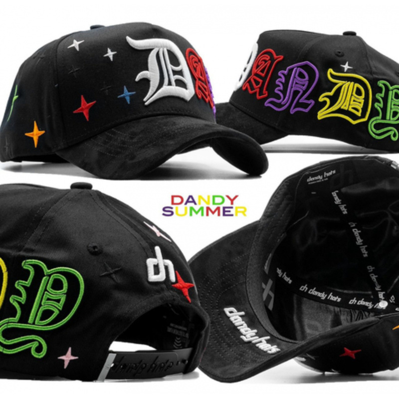 Tendencia transfronteriza hip hop Dandy Dandy sombrero con letras de diamante sombrero de pato doblado a lo largo del sombrero de béisbol image 33