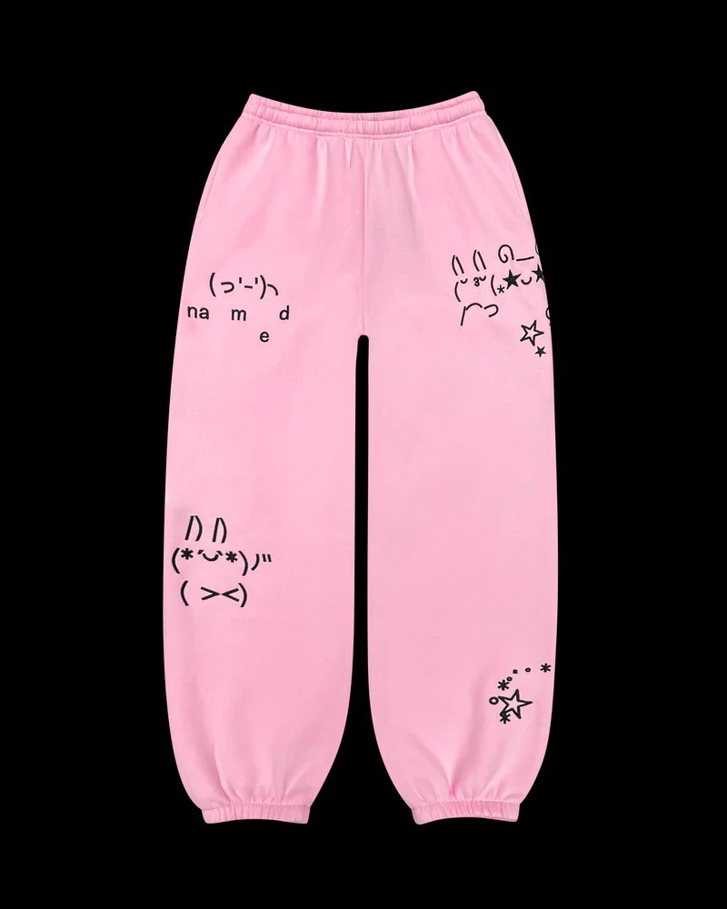 Fashionable Ins New Autumn/Winter Casual Bear Star Printed Loose Zipper Hoodie Set_voghion.com