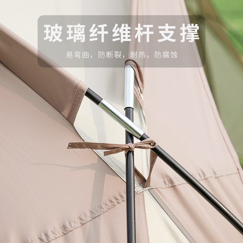 Carpa de dosel estilo cúpula, toldo para muchas personas, protección solar, camping al aire libre, equipo plegable a prueba de viento y lluvia