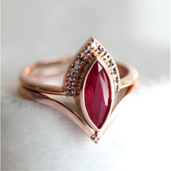 1 Piece Quantity 1 Piece Retro Water Droplets Crystal Plating Rhinestones Women's Rings