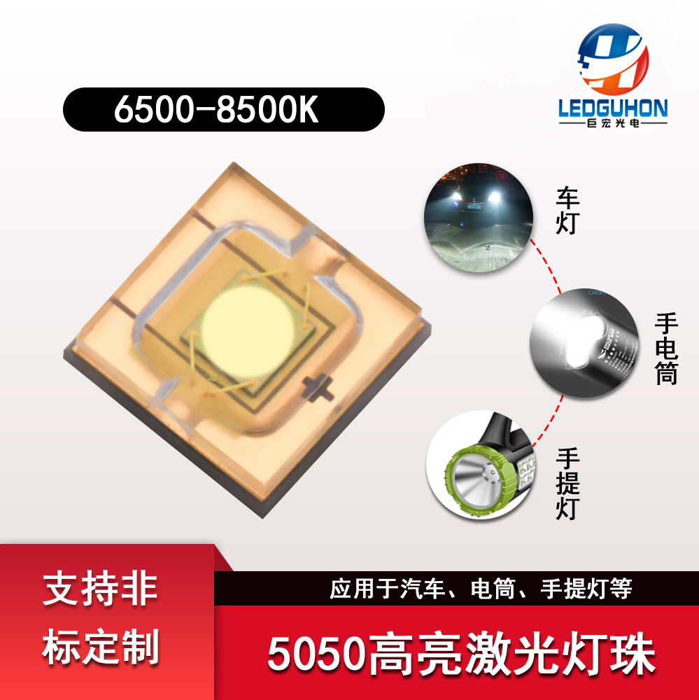 ���Ҷ���5050�׹⼤��led�����ֵ�Ͳ������5050�׹�led�մɵ���