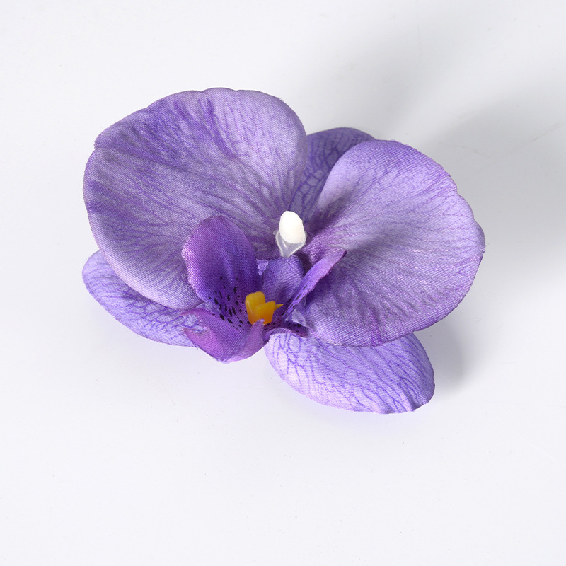 シミュレーションフィルム胡蝶蘭花頭花弁シミュレーション花アクセサリーヘアピンdiy手作りウェディングドレス装飾|undefined