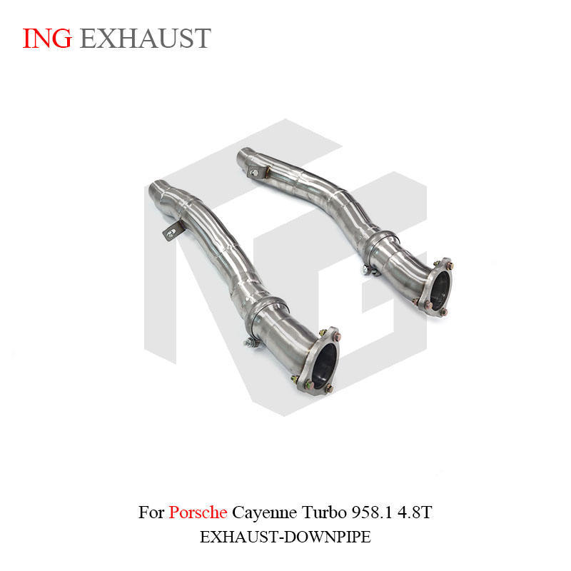 Suitable for Porsche Cayenne Turbo 958.1 4.8T car performance parts exhaust resonator pipe front pipe