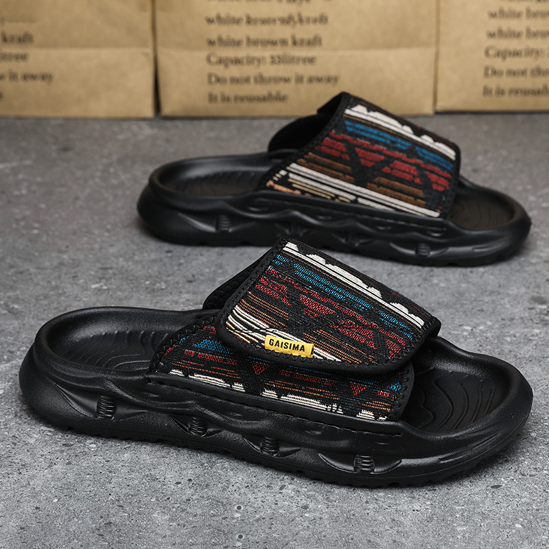Zapatillas transfronterizas para hombres verano 2025 nuevas zapatillas de moda de playa sandalinas casuales