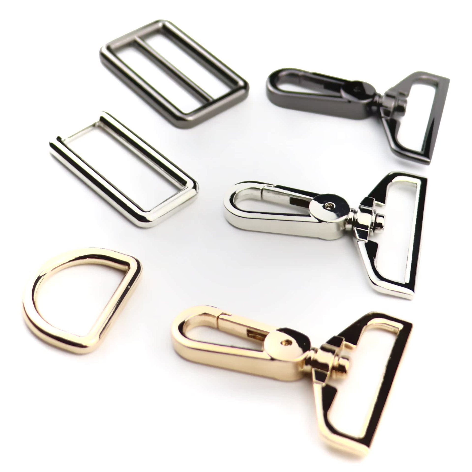 Large Unisex Bag Dog Buckle Hardware Bag Accessories Hanging Buckle D Buckle Square Buckle Travel Bag Buckle Thickened