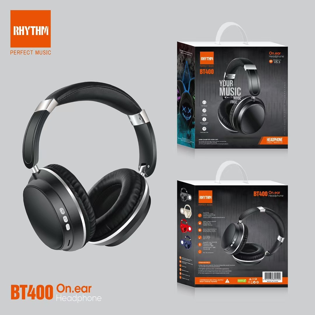 BT400 auricular Bluetooth inalámbrico transfronterizo plegable retráctil de graves pesados retráctil tarjeta estéreo deportivo JB400