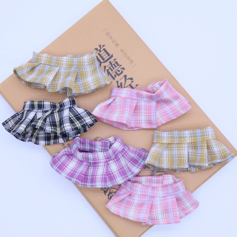 17 ㎝ Labubu Doll Clothes 10cm Plush Doll Doll Skirt Kt Cat Clothes Fragrance Series