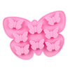 Hippie 8 -Langle Butterfly Silicon Platform DIY Cake Decoration Model Handmade Biscuits Model Creative Drops