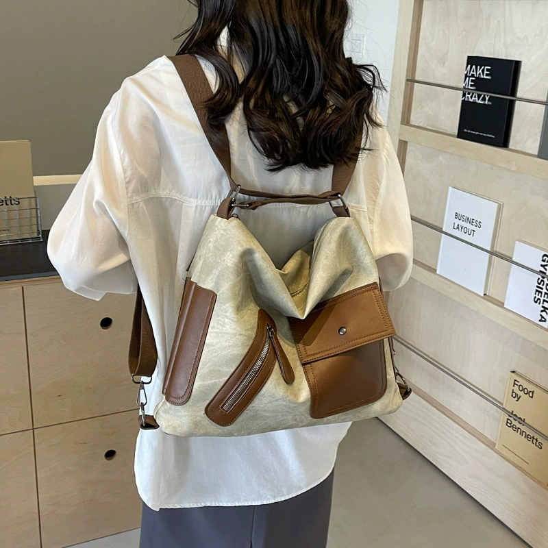 Shoulder bag, one-shoulder bag, capacious backpack, Korean style