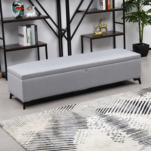 Clothing Store Casual Storage Stool Wash-Free Technical Doll Box with Lock Long Sofa Store Shoe Changing Storage Stool