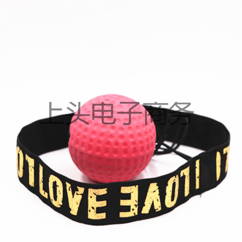 Fabricante directo para suministrar el nuevo tipo de boxeo de nylon con bolas de reacción de cabeza montadas en el equipo de entrenamiento de lucha de sanda.