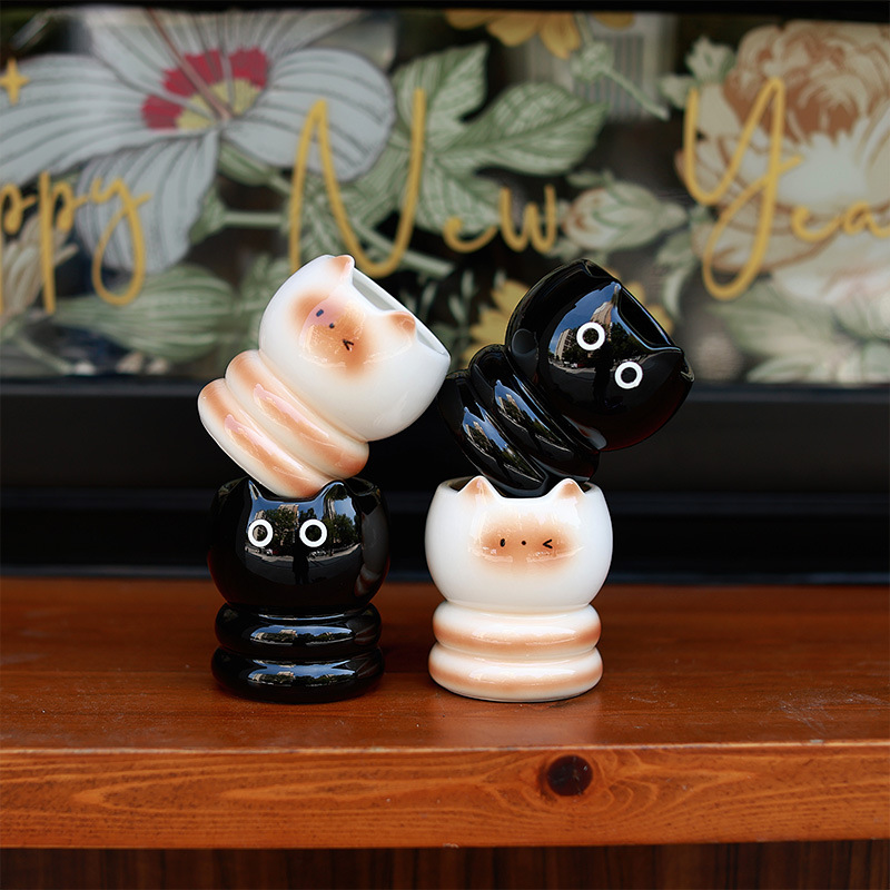 SHANN cerámica cerámica cubierta taza conjunto de baño casero cepillo de dientes caja de almacenamiento de pasta de dientes pareja taza de niños