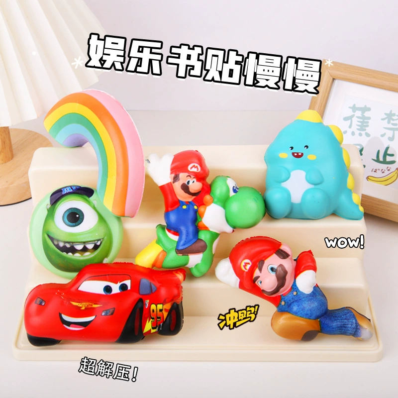 Маленькая красная книга того же аниме Кулло Китти Книжная наклейка PU медленный отскок щепотка распаковки рисовых шариков книжные игрушки оптом