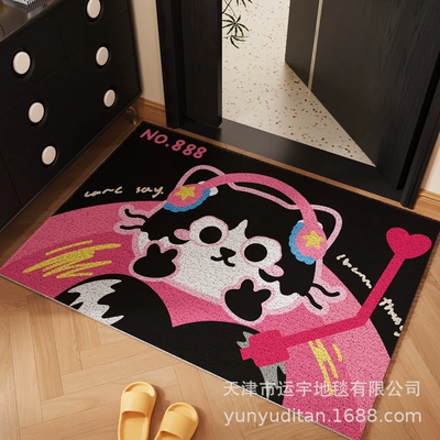 Avtomobil döşəmə paspasları Mat, Mud Scraping, Dirt-Resistant Silk - rock-cat-4060cm