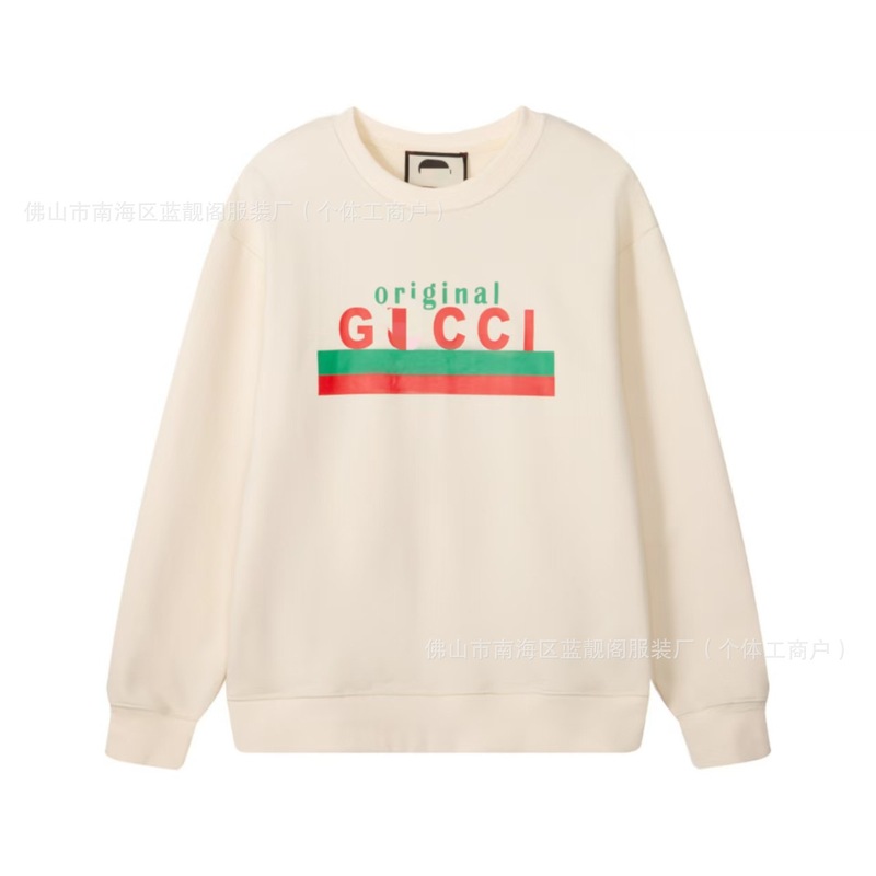 跨境高品质秋冬奢潮百搭GU经典印花logo设计宽松休闲G家连帽卫衣|undefined