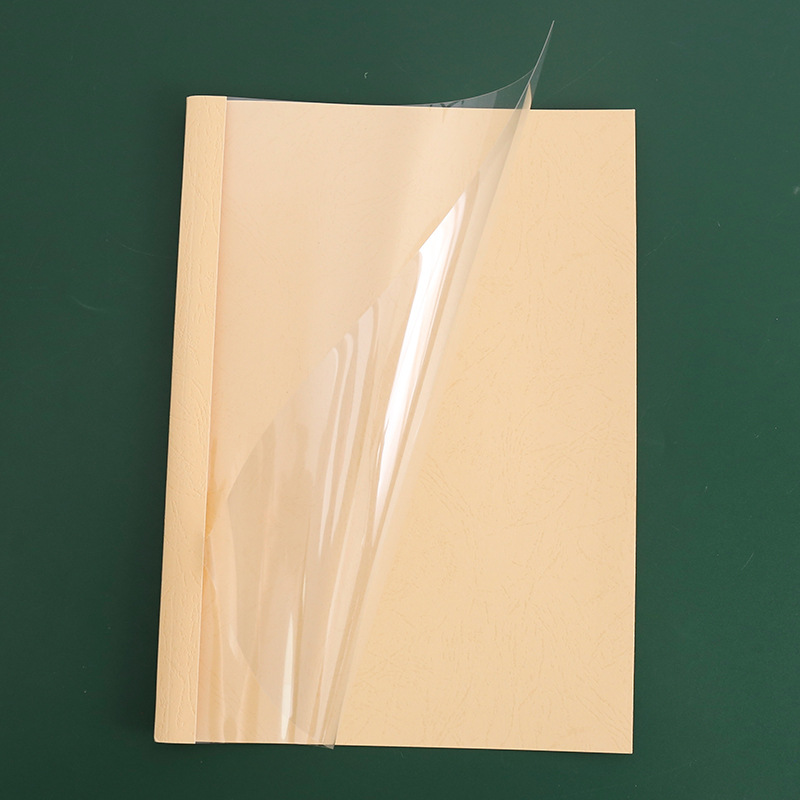 Pvc Glue-Bound Transparent Cover A4 Book Binding Contract Tender Document Glue Binding Machine Hot Melt Cover Wholesale Books