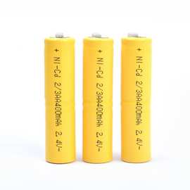 GTF 2/3AA 2.4V Ni-CD 电池 400mAh 电池组 镍镉充电电池 AA 电池