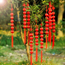 小红灯笼挂串室内外布置挂饰新年春节装饰用品乔迁树枝小灯笼挂件