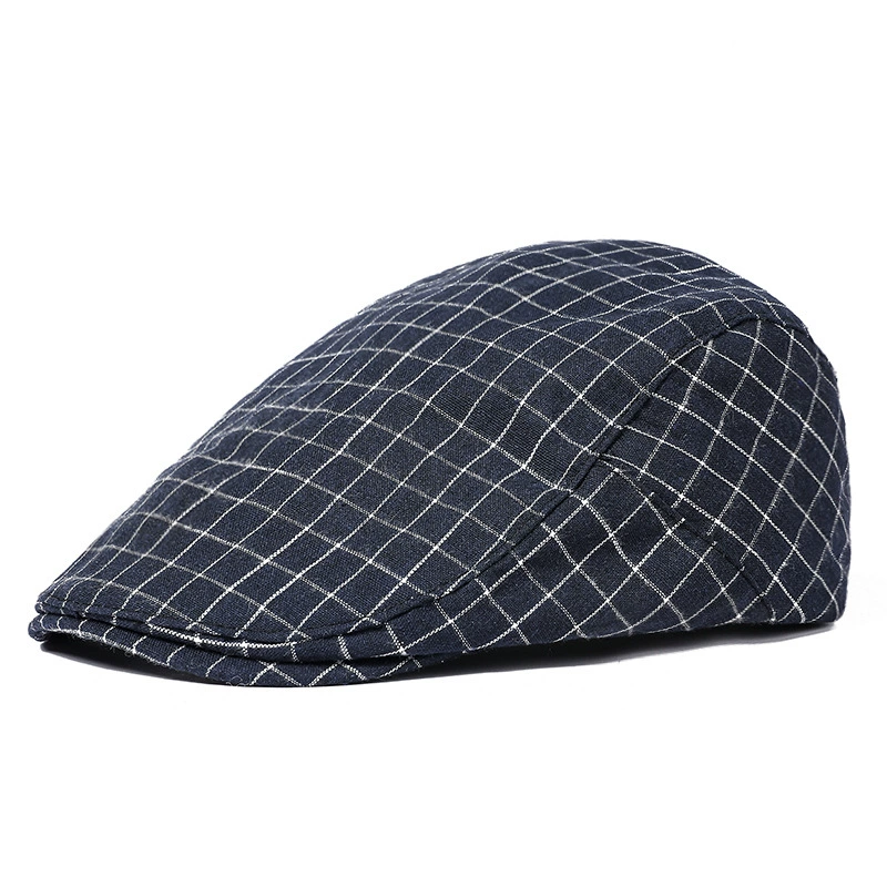 Flat cap / beret, adjustable unisex spring–summer cap, lightweight, multiple colors