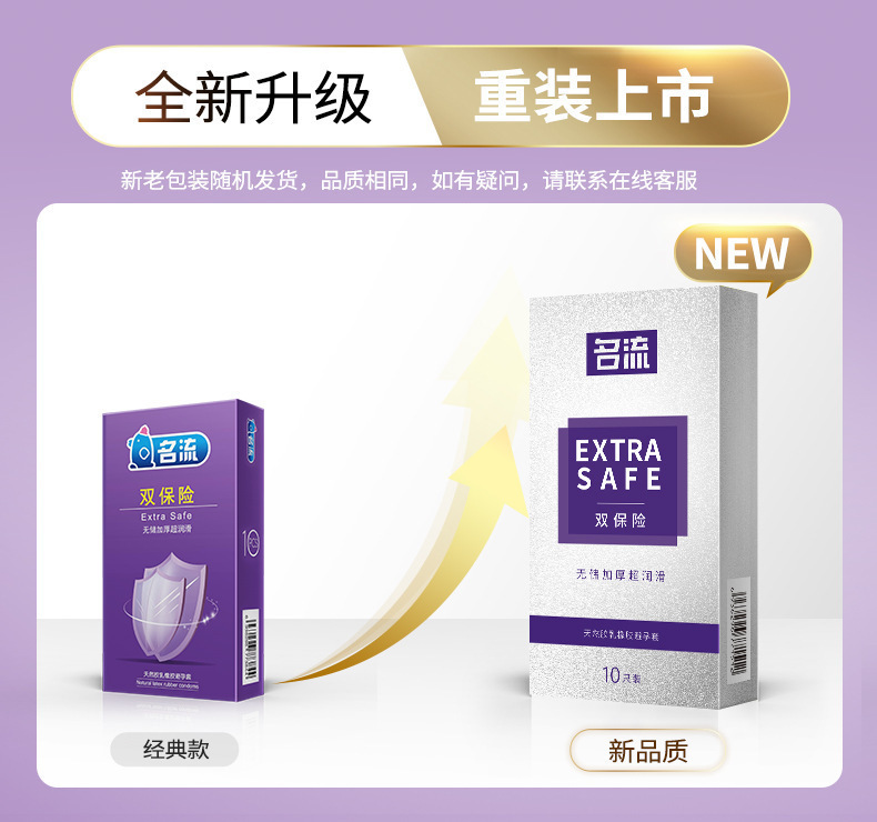 Celebrity Brand Double-Protection Lubricated Condoms, Medium, Natural Latex, 10-Pack — detail image 11
