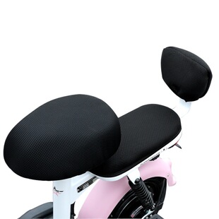 Electric Car Cushion Cover Universal Electric Car Bicycle Seat Cover Battery Car Cushion Sunscreen Breathable Four Seasons Cushion