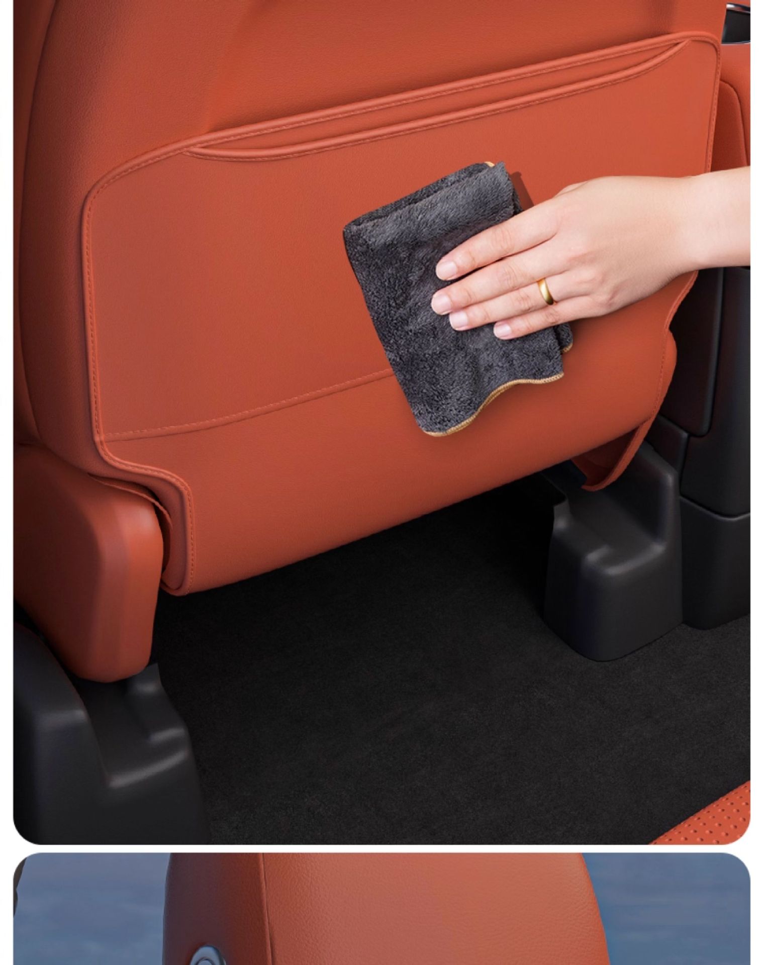 Suitable for Ideal I6I8L6L7L8L9 Seat Anti-Kick Pad, Rear Row Protective Pad, Second Row Interior Supplies Accessories