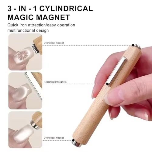 美甲花式多功能强力磁铁猫眼甲油胶超强磁铁加厚吸铁石美甲工具